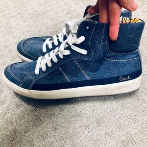 Coach high top shoes